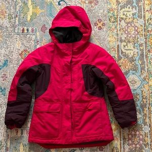 Lands’End Squall Jacket (7-8) Small Pink & Purple